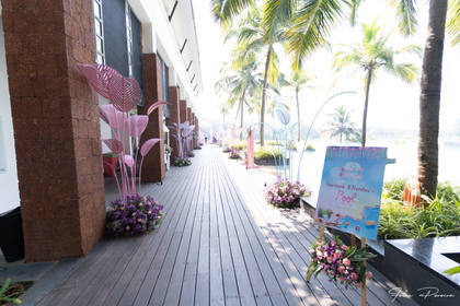 Signage and Aisle / Walkway — Pool Party decor — Alila Diwa Goa